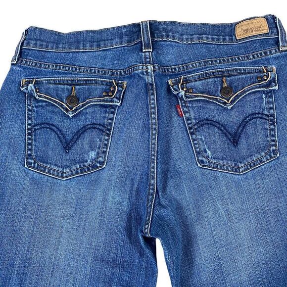 Levi’s Medium Wash Boot Cut 515 Boot Cut Jeans Size 12 L/C - Picture 5 of 12